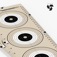 A1301S_3_VEKTR_4inch_bullseye_paper_shooting_target