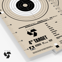 A1301S_4_VEKTR_4inch_bullseye_paper_shooting_target