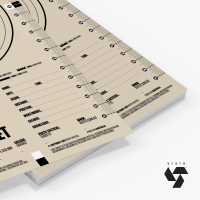 A1301S_5_VEKTR_4inch_bullseye_paper_shooting_target