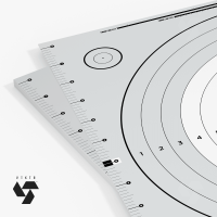 A3201G_2_VEKTR_11inch_bullseye_paper_shooting_target