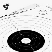 D3201W_3_VEKTR_11inch_bullseye_paper_shooting_target